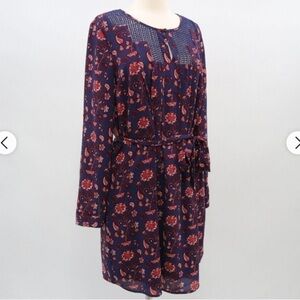 ANTHROPOLOGIE Sz Sm Tie Waist Dress